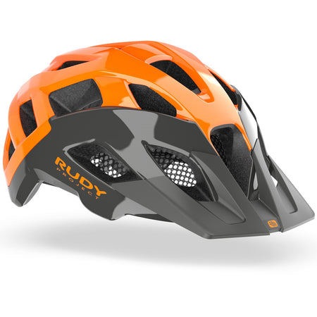 HELMET CROSSWAY LEAD / ORANGE FLUO (SHINY)